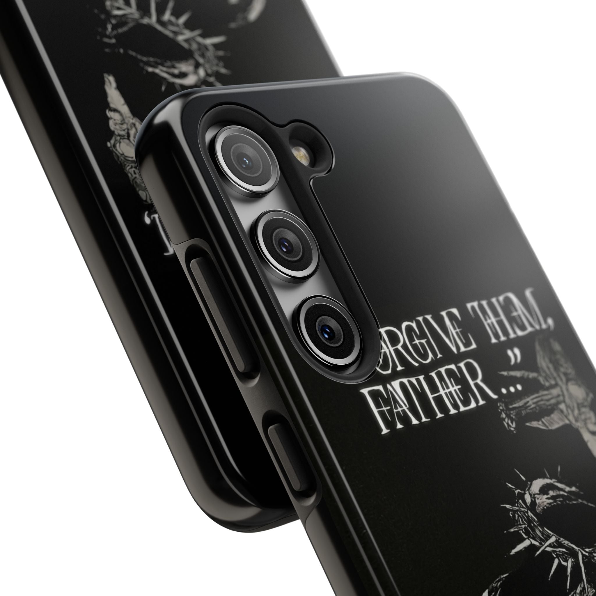 'Father Forgive Them' Tough Phone Case — Protective Christian Message Phone Case