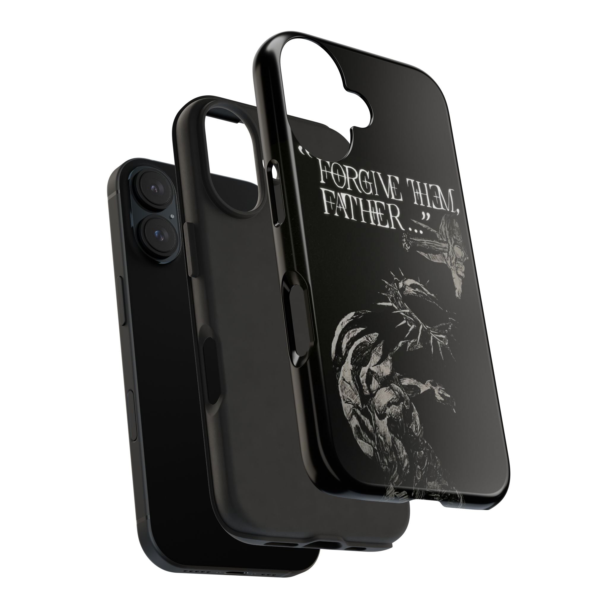 'Father Forgive Them' Tough Phone Case — Protective Christian Message Phone Case