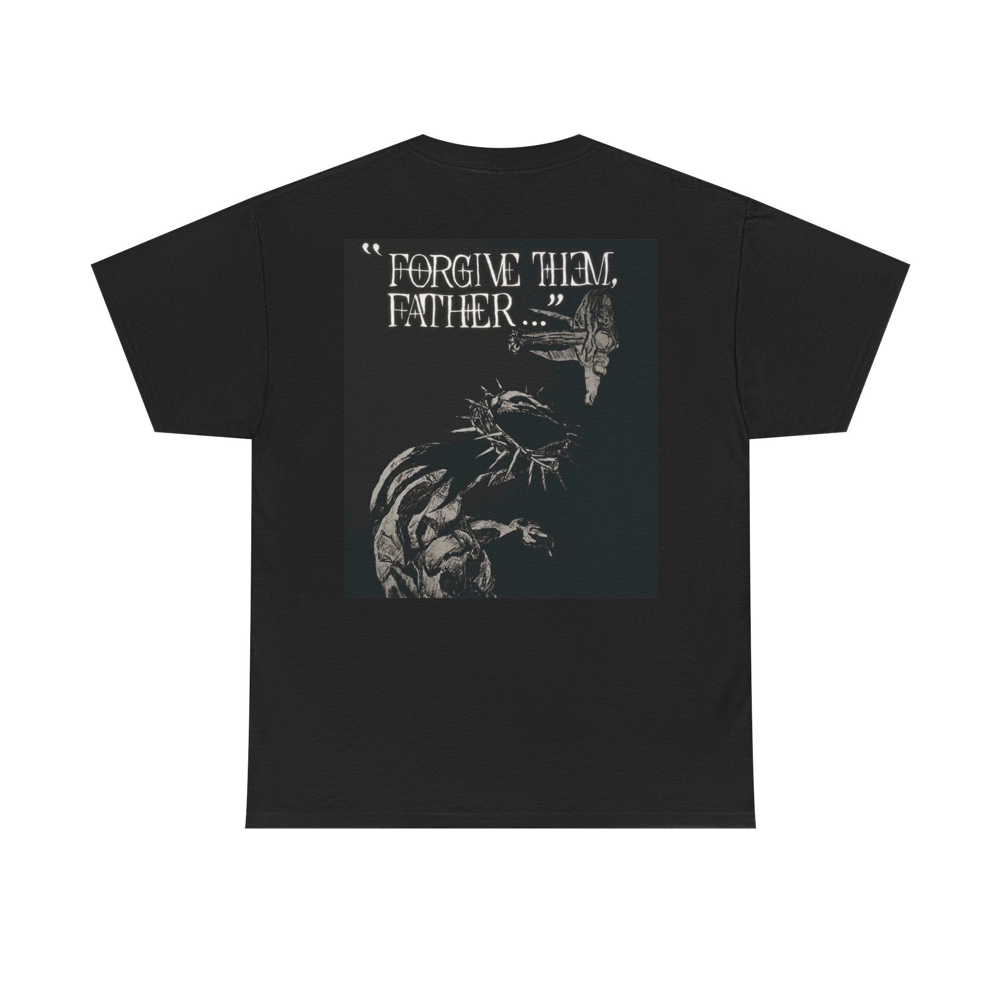 Christian Jesus Tee — 'Forgive Them, Father' Graphic T-Shirt