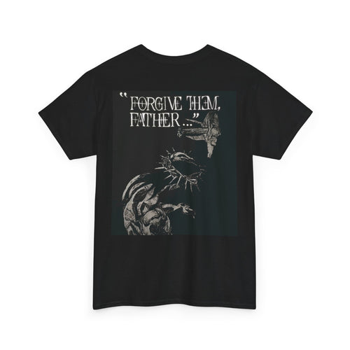 Christian Jesus Tee — 'Forgive Them, Father' Graphic T-Shirt