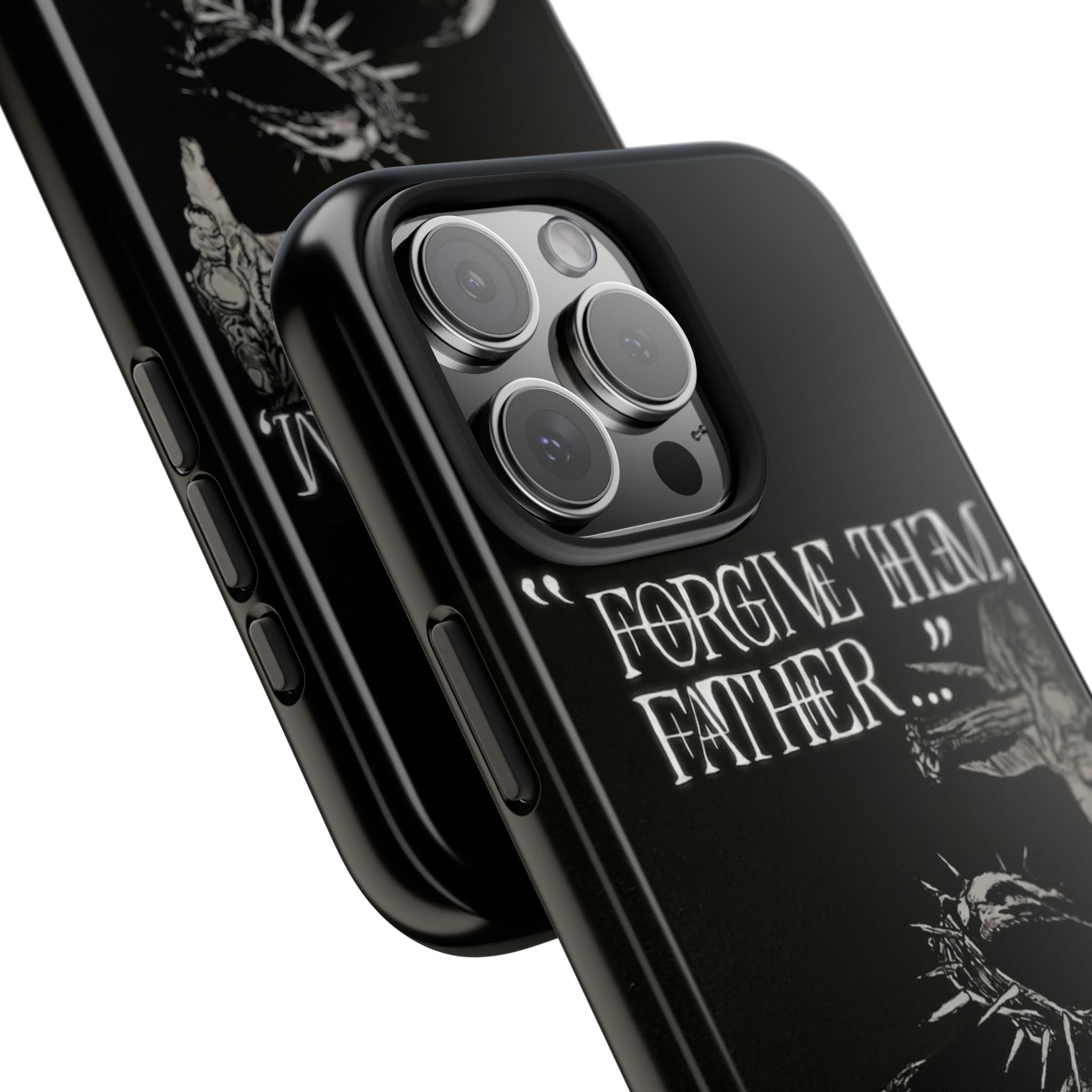 'Father Forgive Them' Tough Phone Case — Protective Christian Message Phone Case