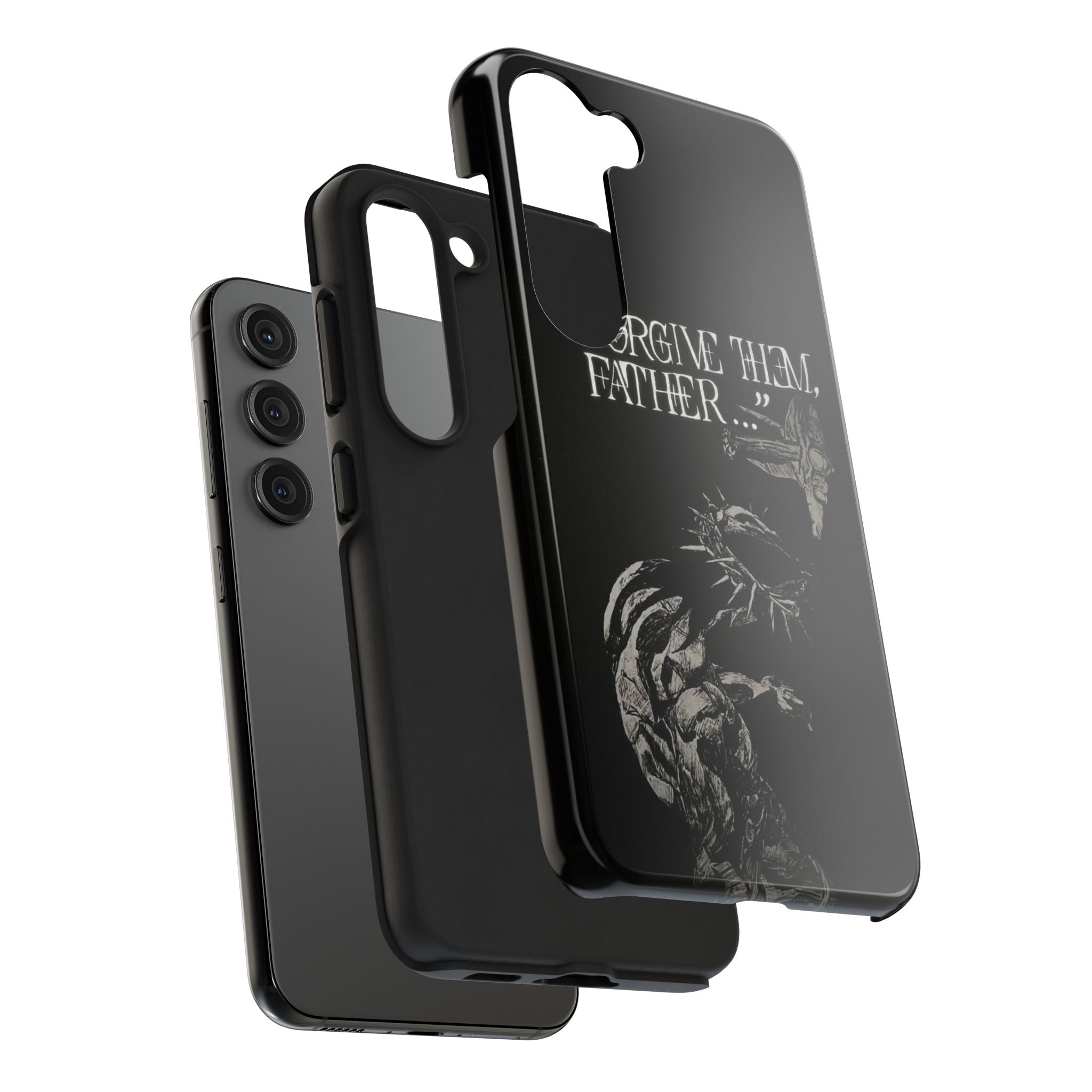 'Father Forgive Them' Tough Phone Case — Protective Christian Message Phone Case