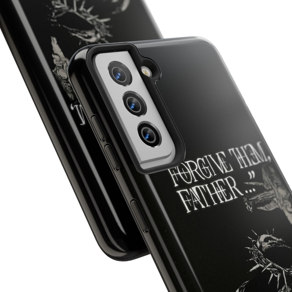 'Father Forgive Them' Tough Phone Case — Protective Christian Message Phone Case