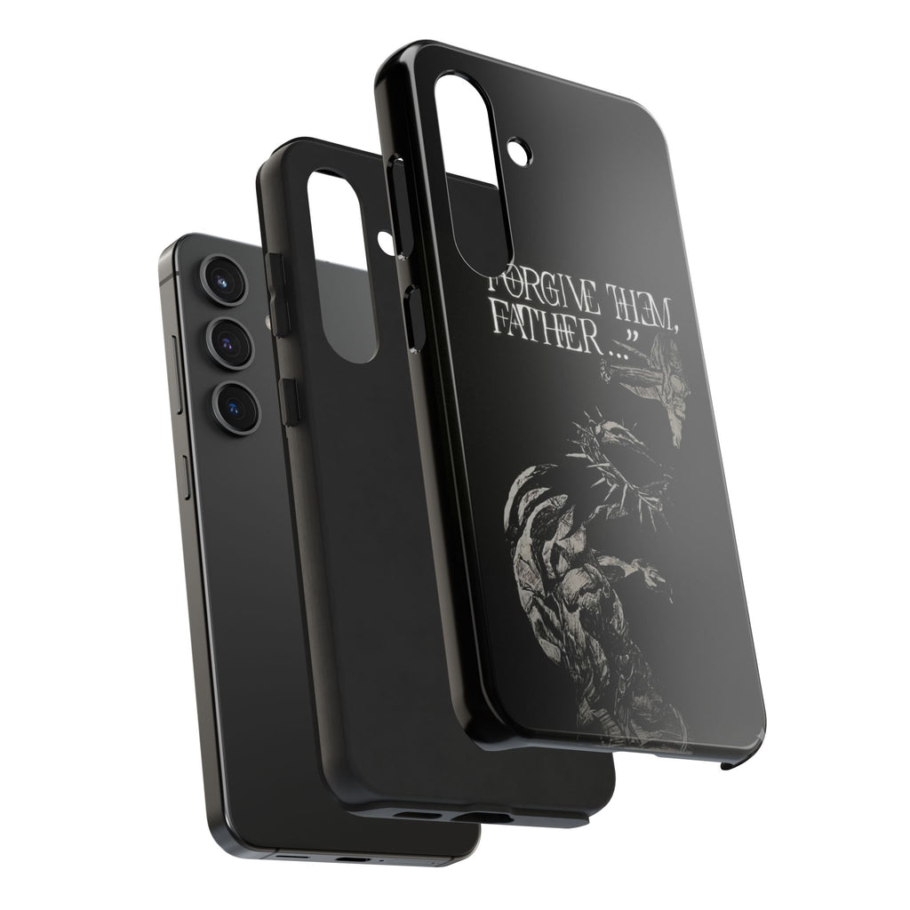 'Father Forgive Them' Tough Phone Case — Protective Christian Message Phone Case