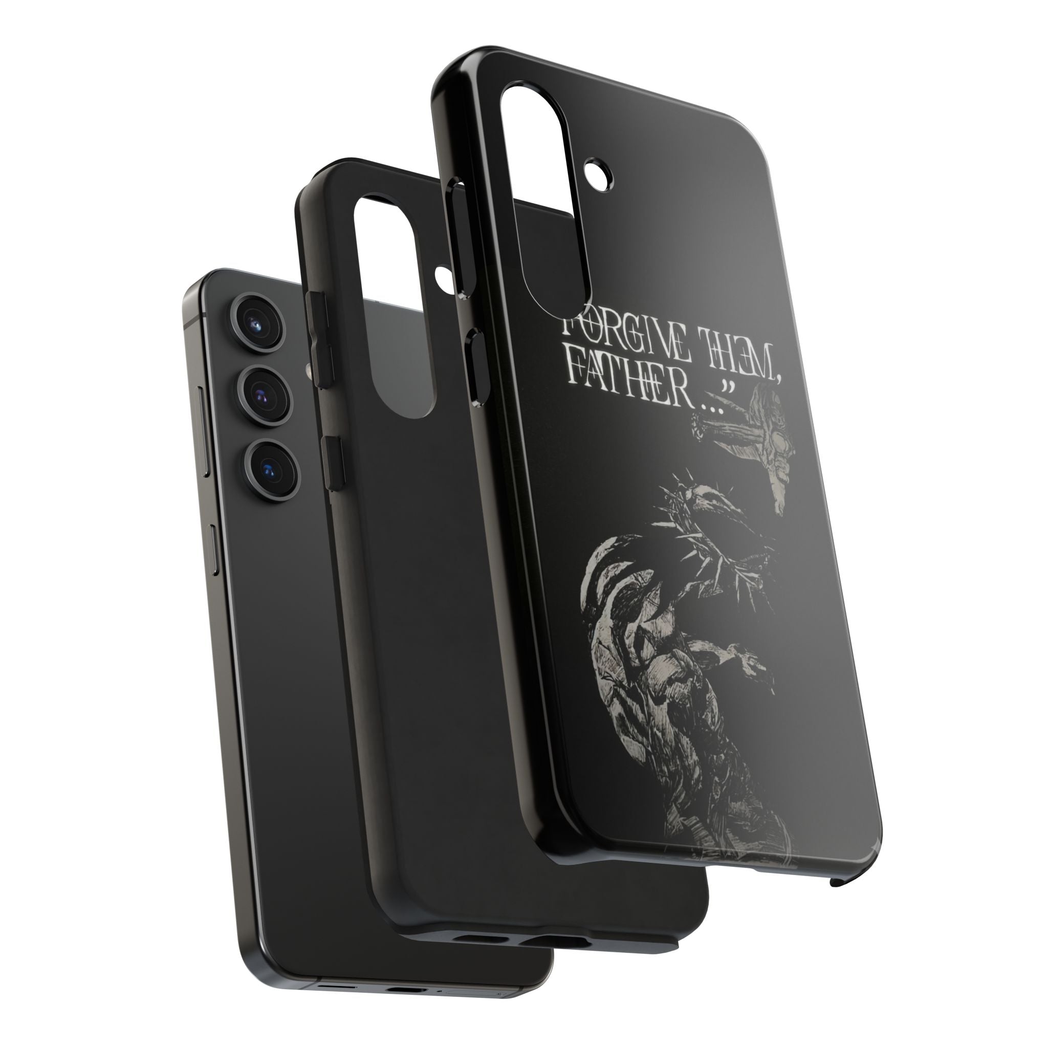 'Father Forgive Them' Tough Phone Case — Protective Christian Message Phone Case