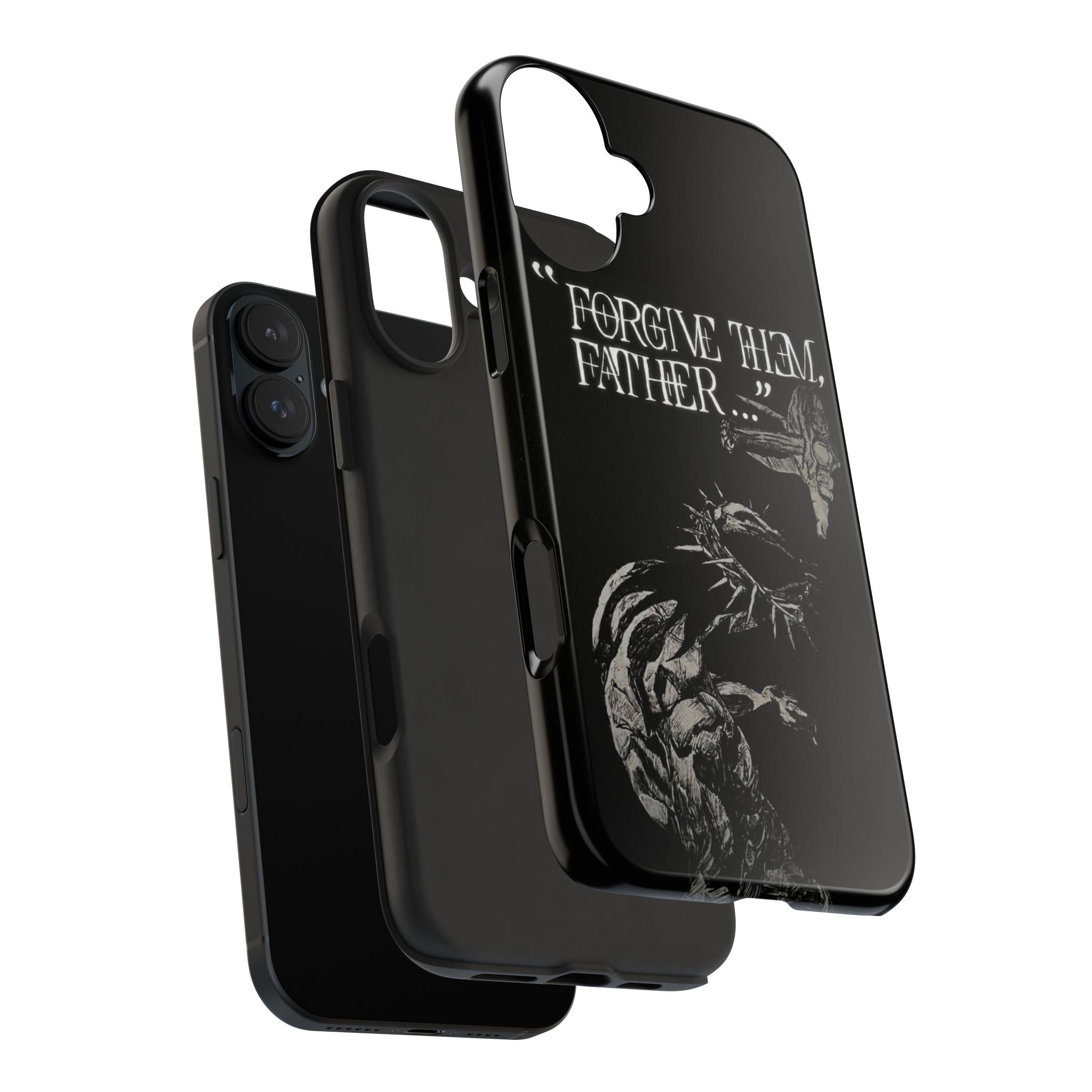 'Father Forgive Them' Tough Phone Case — Protective Christian Message Phone Case