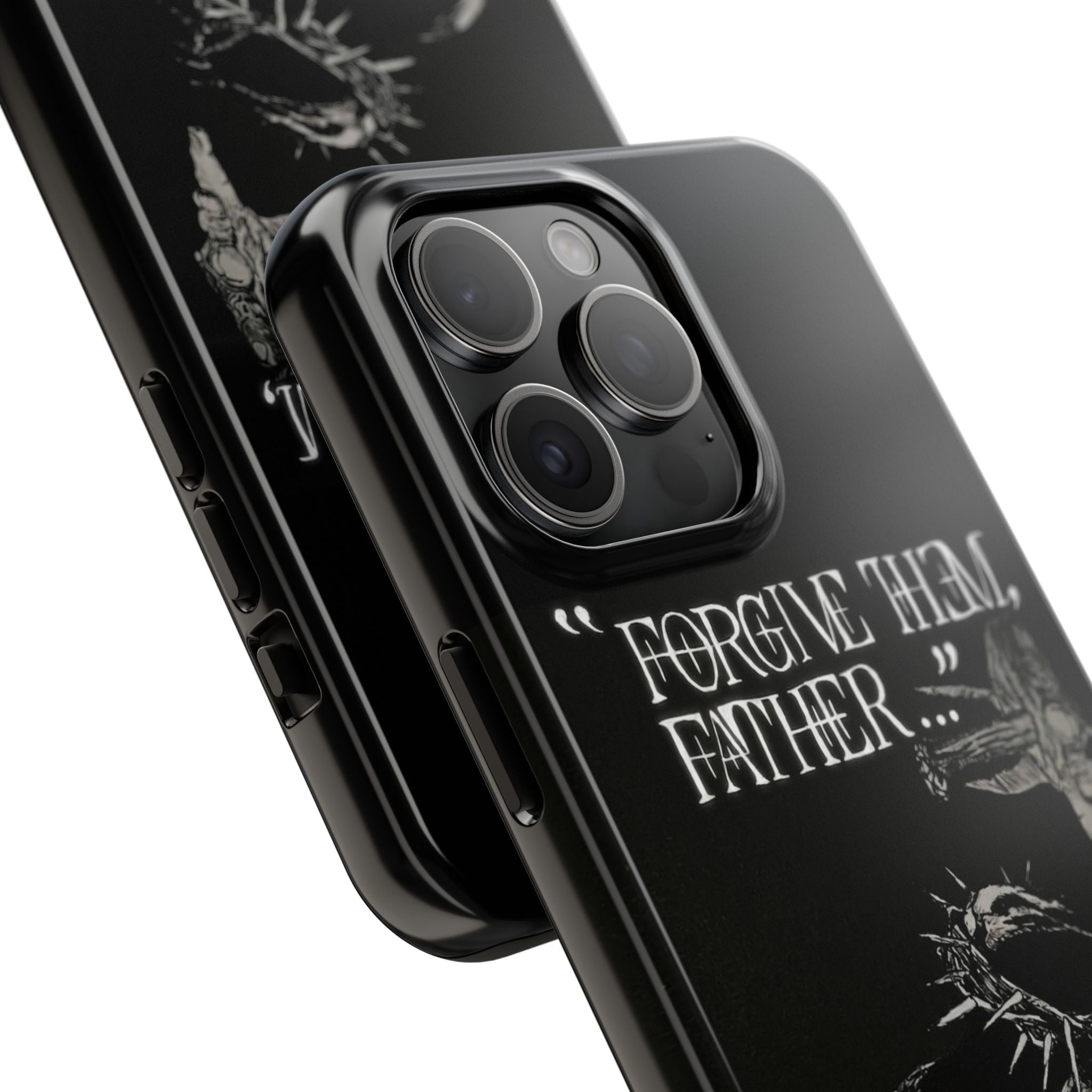 'Father Forgive Them' Tough Phone Case — Protective Christian Message Phone Case