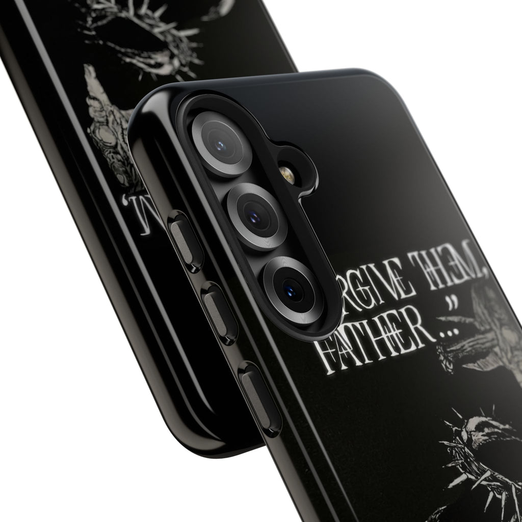 'Father Forgive Them' Tough Phone Case — Protective Christian Message Phone Case