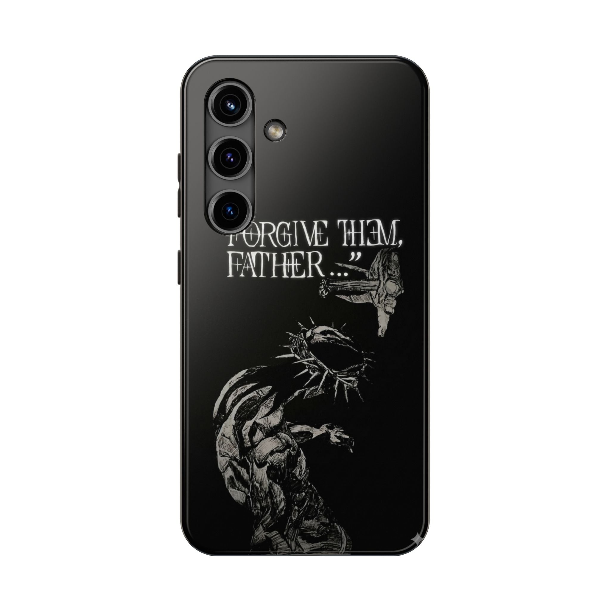 'Father Forgive Them' Tough Phone Case — Protective Christian Message Phone Case