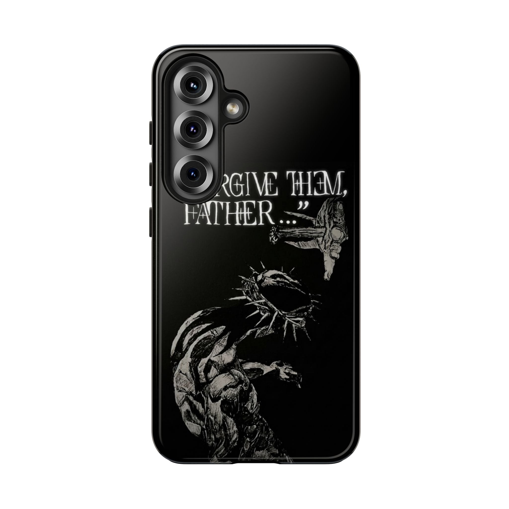 'Father Forgive Them' Tough Phone Case — Protective Christian Message Phone Case