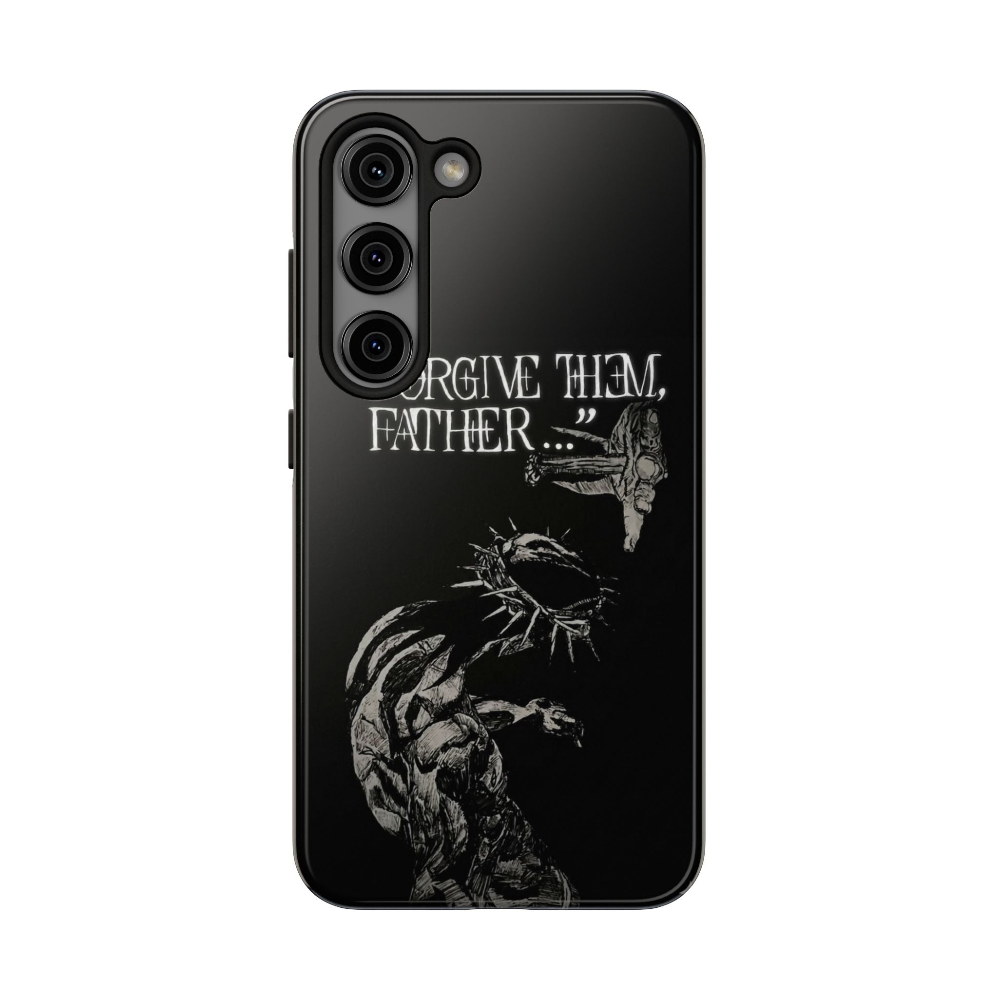 'Father Forgive Them' Tough Phone Case — Protective Christian Message Phone Case